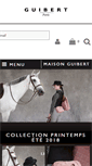 Mobile Screenshot of guibert.fr
